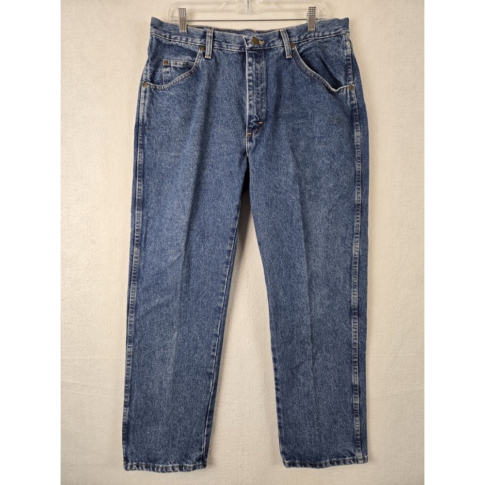 Wrangler Mens Jeans Size 36 x 29 Cotton‎ Blue